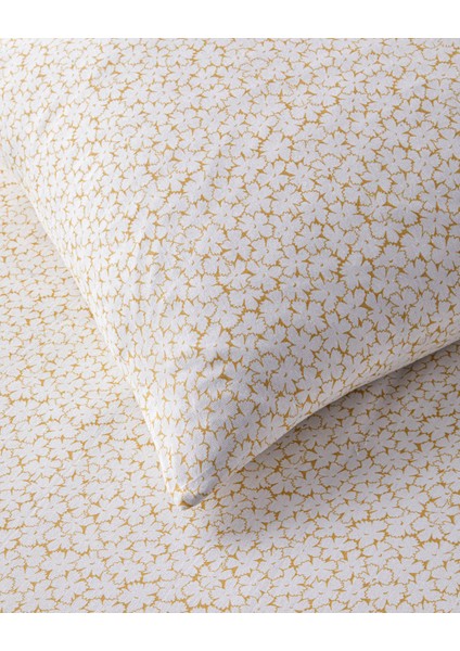 Sweet Violet Kolay Ütülenir Çift Kişilik Nevresim Takımı 200X220 cm Yağ Yeşili indirimleri