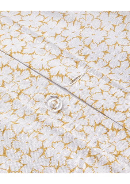 Sweet Violet Kolay Ütülenir Çift Kişilik Nevresim Takımı 200X220 cm Yağ Yeşili