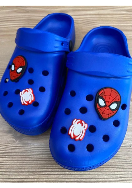 Spiderman Örümcek Adam Figürlü Kalın Ultra Lüks Yumuşak Eva Taban Erkek Çocuk Terlik - Sandalet fiyatları