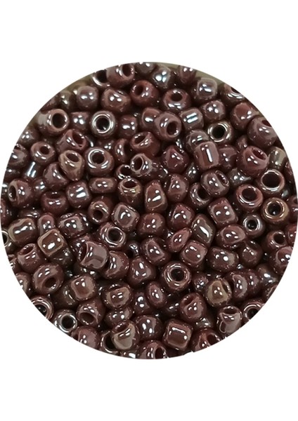Dökme Cam Kum Boncuk (8/0) 3 mm - 20 Gram - Parlak Koyu Kestane - BNC168 fiyatları