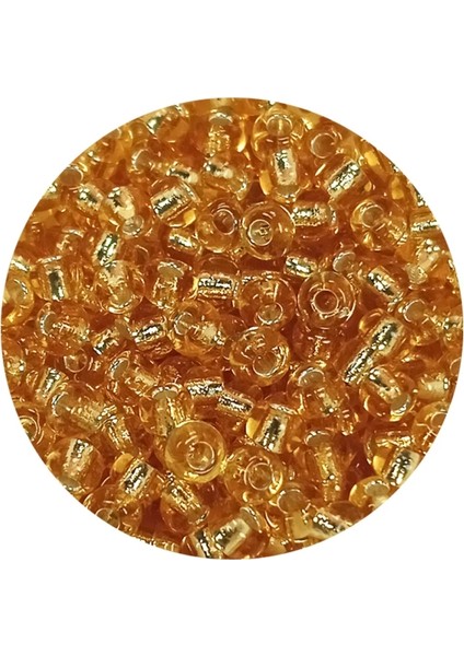 Dökme Cam Kum Boncuk (8/0) 3 mm - 20 Gram - Şeffaf Koyu Sarı - BNC176 fiyatları