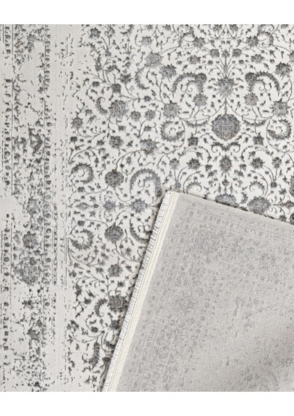 Malak Çerçeveli Gri Polyester Dikdörtgen Modern Desenli Akrilik Hav Vermeyen Leke Tutmayan Kolay Temizlenen Yumuşak Makine Salon Yolluk Mutfak Halı modelleri