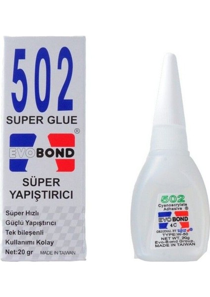 502 Güçlü Japon Yapıştırıcısı 20 gr Süper Yapıştırıcı (5 Adet) fiyatları