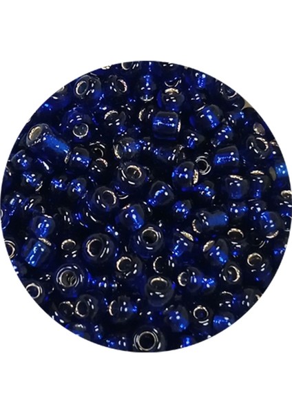 Dökme Cam Kum Boncuk (8/0) 3 mm - 20 Gram - Şeffaf Lacivert - BNC166 fiyatları