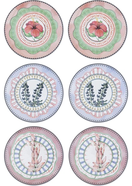 Spring Servis Tabağı 6lı Set 26 cm SPR0004