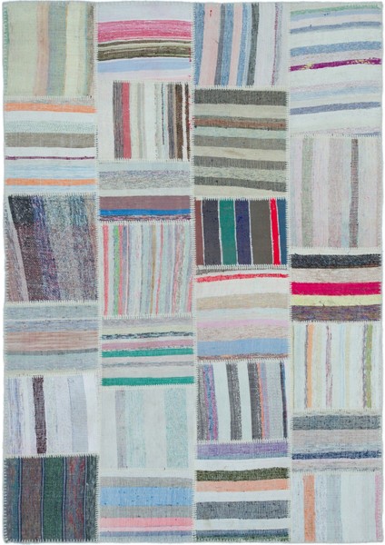 Atina Gri Eskitme Yün Modern Desenli Yün Hav Toz Vermez Leke Tutmayan Salon Yolluk Mutfak El Dokuma Halı