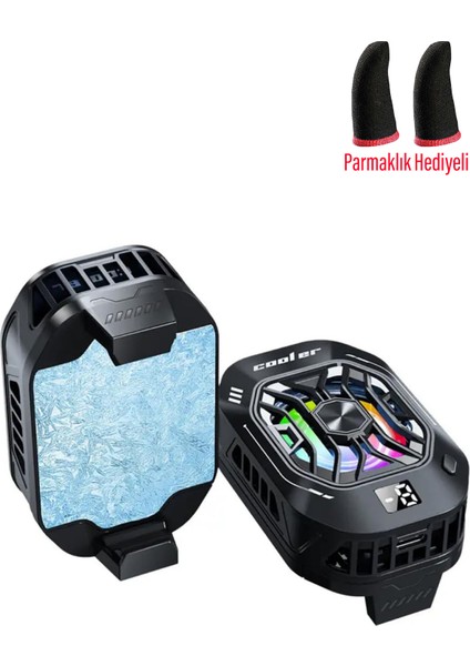 Gaming Telefon Hava Soğutma Fanı Radyatör Fan Rgb LED Telefon Soğutucu Tak Çalıştır E Sporcu Fan fiyatları