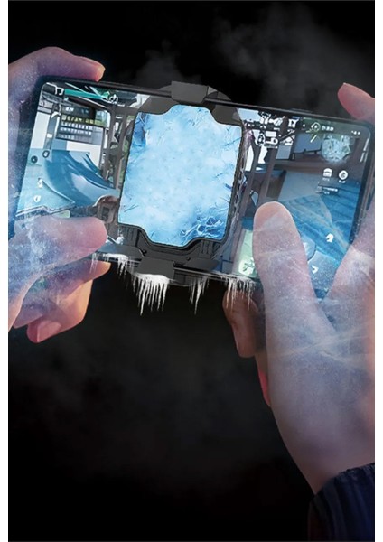 Gaming Telefon Hava Soğutma Fanı Radyatör Fan Rgb LED Telefon Soğutucu Tak Çalıştır E Sporcu Fan modelleri