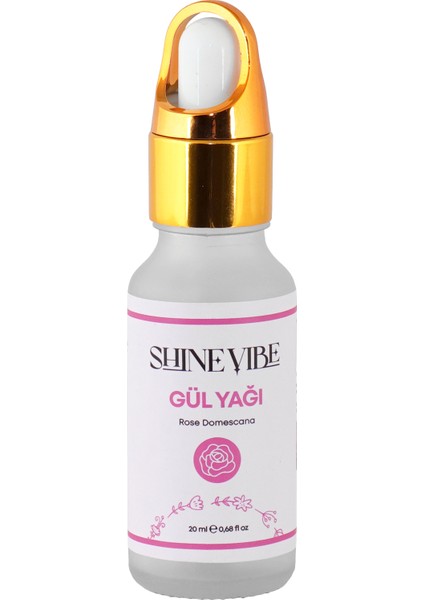 Saf Gül Yağı 20 ml – Cilt ve Saç İçin Doğal Aromaterapi