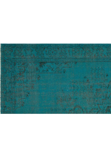 Atina Yeşil Eskitme Yün Modern Desenli Yün Hav Toz Vermez Leke Tutmayan Salon Yolluk Mutfak El Dokuma Halı fırsatları