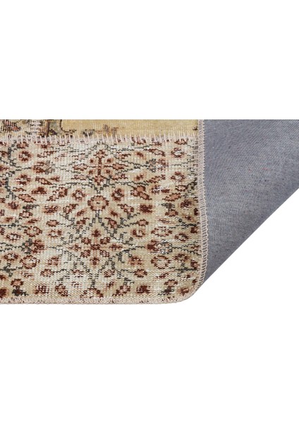 Bej Patchwork Etnik Modern Desenli Yün Hav Toz Vermez Leke Tutmayan Salon Yolluk Mutfak El Dokuma Halı fiyatları