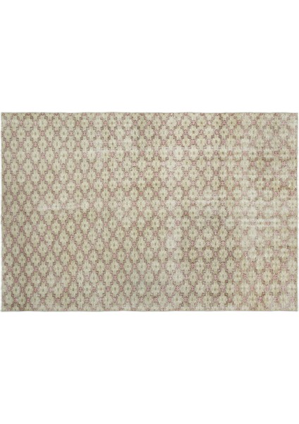 Bej Eskitme Yün Modern Desenli Yün Hav Toz Vermez Leke Tutmayan Salon Yolluk Mutfak El Dokuma Halı