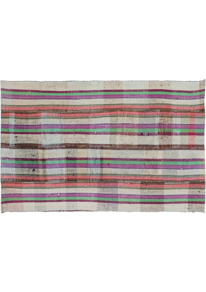 Teselya Bej Çizgili Yün Modern Desenli Yün Hav Toz Vermez Leke Tutmayan Salon Yolluk Mutfak El Dokuma Halı modelleri