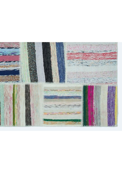 Iskece Bej Patchwork Yün Modern Desenli Yün Hav Toz Vermez Leke Tutmayan Salon Yolluk Mutfak El Dokuma Halı modelleri