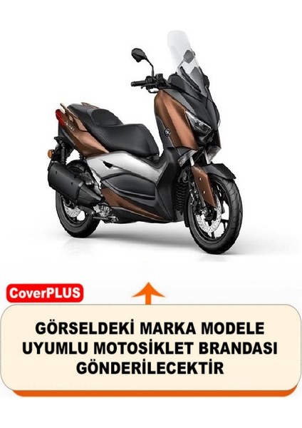 Reflektörlü Siyah Turuncu Dikişli Yamaha X-Max 300 Iron Max Pro Arka Çanta Uyumlu Branda Motosiket Brandası Motor Örtüsü Çadır Su Geçirmez Motosiklet Kılıfı Motor Brandası fiyatları