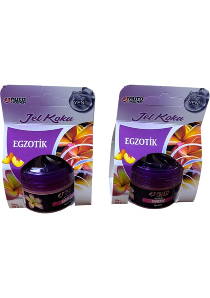 Jel Kavanoz Koku Egzotik Kokulu 2 Adet Fiyatıdır