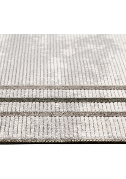 Inverloch Çerçeveli Krem Akrilik Dikdörtgen Modern Desenli Akrilik Hav Vermeyen Leke Tutmayan Kolay Temizlenen Yumuşak Makine Salon Yolluk Mutfak Halı modelleri