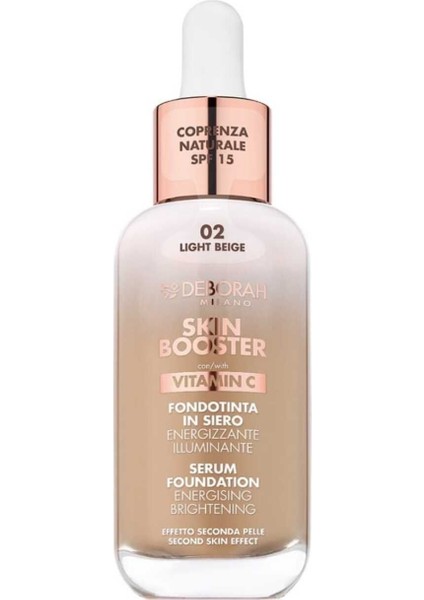 Skin Booster Serum Fondöten Ince Yapılı Yoğun Kapatıcı 02