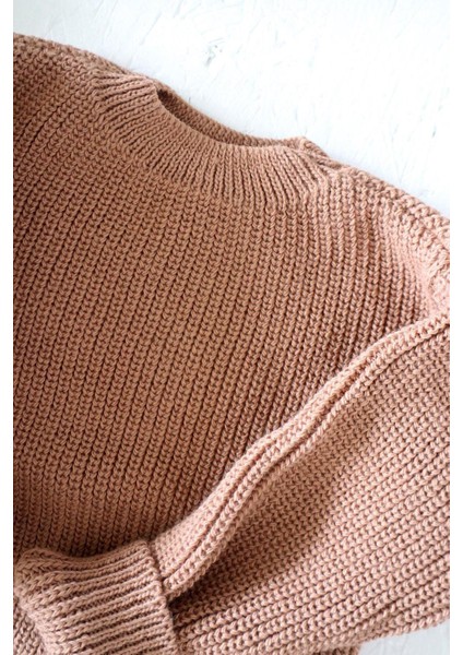 Unisex Bisiklet Yaka Örme Triko Kazak fiyatları