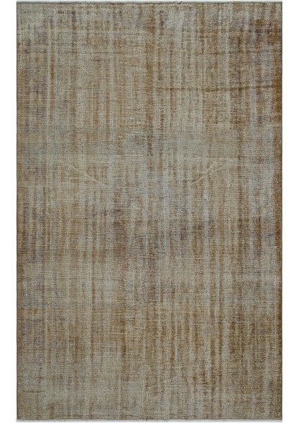 Selanik Bej Eskitme Yün Modern Desenli Yün Hav Toz Vermez Leke Tutmayan Salon Yolluk Mutfak El Dokuma Halı