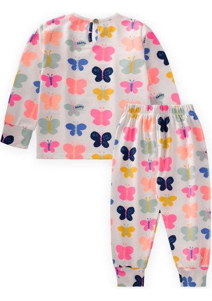 Desenli Pijama Takım 2-10 Yaş Kelebek Desen fiyatları