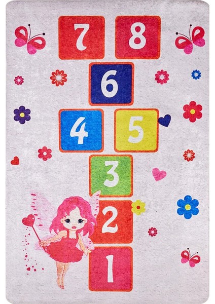 Cadiz Figürlü Mavi Polyester Dikdörtgen Modern Desenli Pamuk Makinada Yıkanabilir Hav Toz Vermez Leke Tutmayan Kaymaz Taban Dijital Makine Baskı Salon Yolluk Mutfak Halı