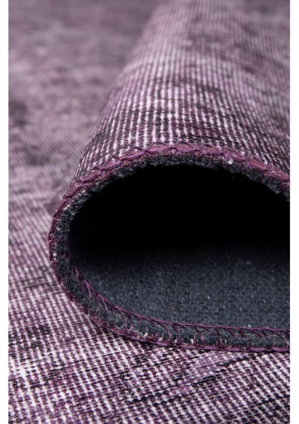 Hereford Klasik Mor Polyester Dikdörtgen Modern Desenli Pamuk Makinada Yıkanabilir Hav Toz Vermez Leke Tutmayan Kaymaz Taban Dijital Makine Baskı Salon Yolluk Mutfak Halı modelleri