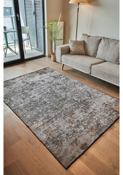 Swan Modern Vizon Pamuk Dikdörtgen Modern Desenli Akrilik Hav Vermeyen Leke Tutmayan Kolay Temizlenen Yumuşak Makine Salon Yolluk Mutfak Halı