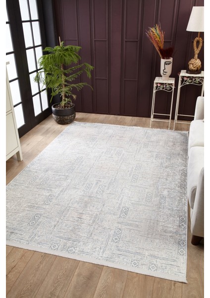 Kaemsehr Beyaz Modern Etnik Desenli Makinada Yıkanabilir Hav Toz Vermez Leke Tutmayan Kaymaz Taban Dijital Makine Baskı Salon Yolluk Mutfak Halı fiyatları