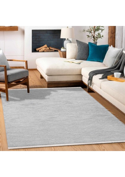 Çizgili Gri Pamuk Dikdörtgen Modern Desenli Pamuk Makinada Yıkanabilir Hav Toz Vermez Leke Tutmayan Kaymaz Taban Dijital Makine Baskı Salon Yolluk Mutfak Halı modelleri