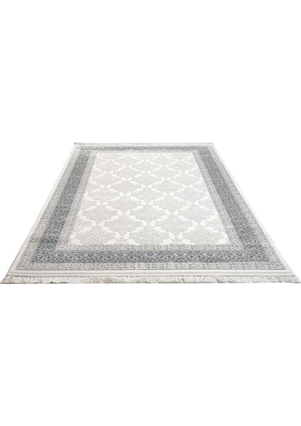 Geometrik Gri Akrilik Dikdörtgen Modern Desenli Akrilik Hav Vermeyen Leke Tutmayan Kolay Temizlenen Yumuşak Makine Salon Yolluk Mutfak Halı fiyatları