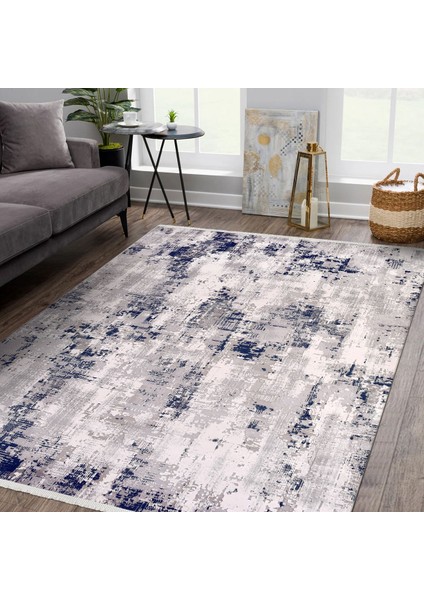 Zariah Modern Gri Akrilik Dikdörtgen Modern Desenli Akrilik Hav Vermeyen Leke Tutmayan Kolay Temizlenen Yumuşak Makine Salon Yolluk Mutfak Halı fırsatları