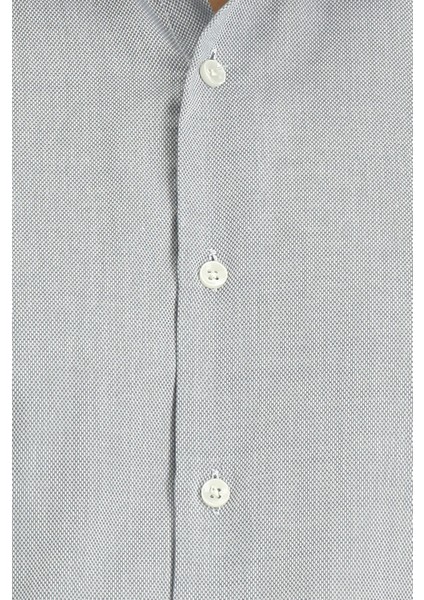 Uzun Kol Slim Fit Dar Kesim Desenli Pamuk Klasik Gömlek indirimleri