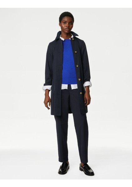 Slim Fit Yüksek Bel Pantolon