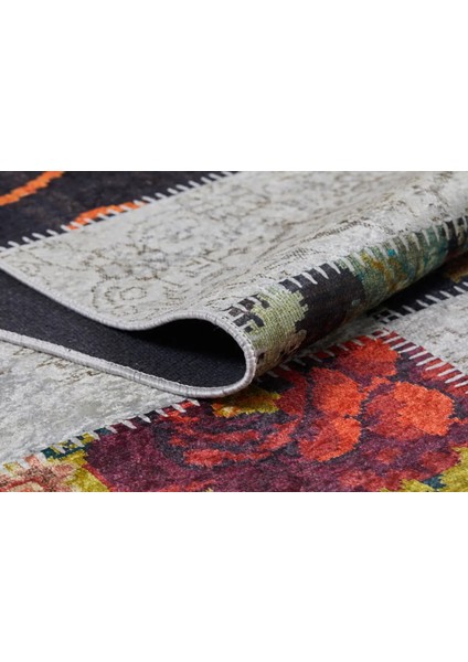 Vuhan Beyaz Patchwork Etnik Modern Desenli Makinada Yıkanabilir Hav Toz Vermez Leke Tutmayan Kaymaz Taban Dijital Makine Baskı Salon Yolluk Mutfak Halı fırsatları