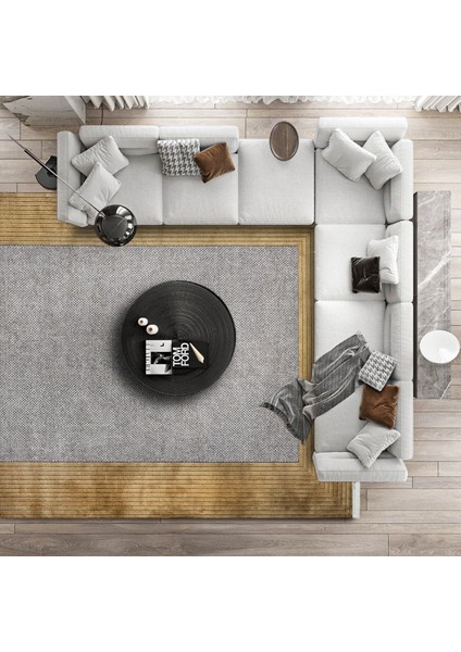 Gold Geometrik Etnik Modern Desenli Pamuk Makinada Yıkanabilir Hav Toz Vermez Leke Tutmayan Kaymaz Taban Dijital Makine Baskı Salon Yolluk Mutfak Halı modelleri