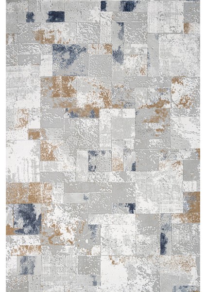 Geometrik Krem Pamuk Dikdörtgen Modern Desenli Pamuk Makinada Yıkanabilir Hav Toz Vermez Leke Tutmayan Kaymaz Taban Dijital Makine Baskı Salon Yolluk Mutfak Halı