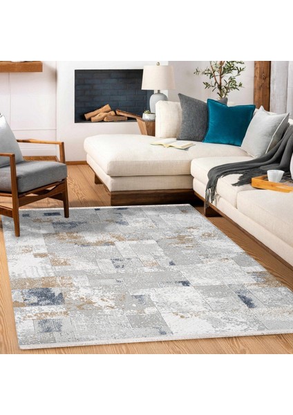 Geometrik Krem Pamuk Dikdörtgen Modern Desenli Pamuk Makinada Yıkanabilir Hav Toz Vermez Leke Tutmayan Kaymaz Taban Dijital Makine Baskı Salon Yolluk Mutfak Halı modelleri