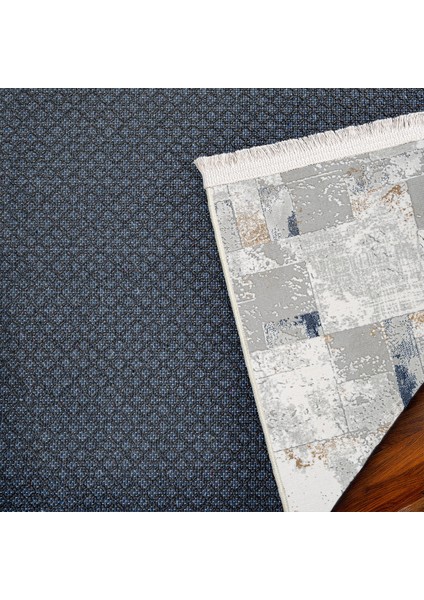 Geometrik Krem Pamuk Dikdörtgen Modern Desenli Pamuk Makinada Yıkanabilir Hav Toz Vermez Leke Tutmayan Kaymaz Taban Dijital Makine Baskı Salon Yolluk Mutfak Halı indirimleri