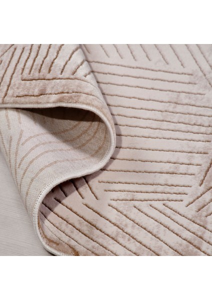 Modern Bej Akrilik Dikdörtgen Modern Desenli Akrilik Hav Vermeyen Leke Tutmayan Kolay Temizlenen Yumuşak Makine Salon Yolluk Mutfak Halı modelleri