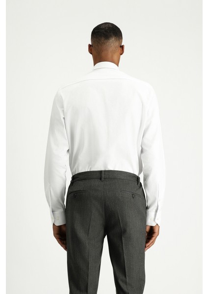 Uzun Kol Regular Fit Desenli Pamuk Gömlek fırsatları