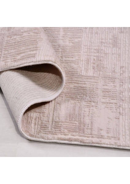 Modern Bej Akrilik Dikdörtgen Modern Desenli Akrilik Hav Vermeyen Leke Tutmayan Kolay Temizlenen Yumuşak Makine Salon Yolluk Mutfak Halı modelleri