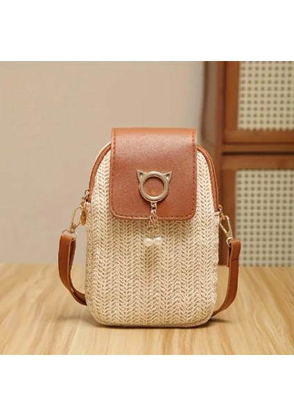 Hasır Telefon Çantası