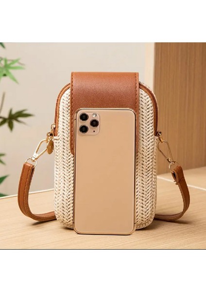 Hasır Telefon Çantası modelleri