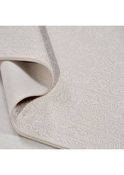 Eskitme Krem Viskon Dikdörtgen Modern Desenli Akrilik Hav Vermeyen Leke Tutmayan Kolay Temizlenen Yumuşak Makine Salon Yolluk Mutfak Halı modelleri