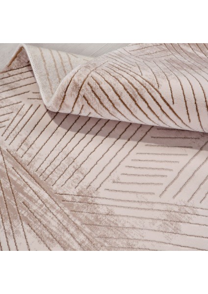 Modern Bej Akrilik Kare Modern Desenli Akrilik Hav Vermeyen Leke Tutmayan Kolay Temizlenen Yumuşak Makine Salon Yolluk Mutfak Halı fırsatları