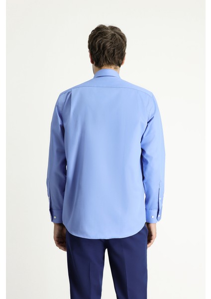 Uzun Kol Non Iron Saten Klasik Pamuklu Gömlek indirimleri