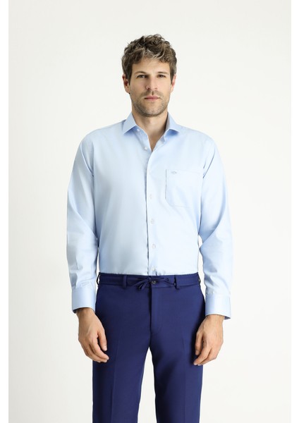 Uzun Kol Non Iron Saten Klasik Pamuklu Gömlek modelleri