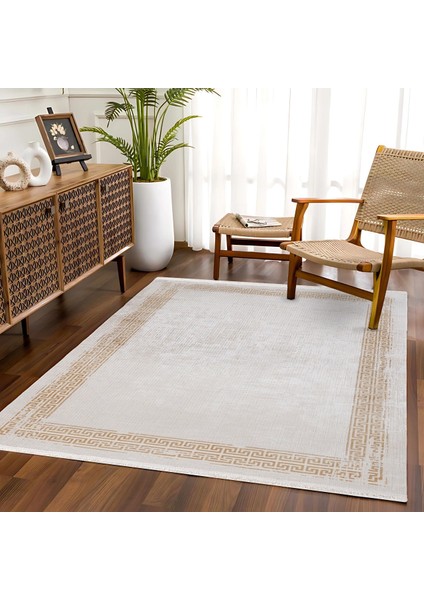 Kahverengi Geometrik Etnik Modern Desenli Pamuk Makinada Yıkanabilir Hav Toz Vermez Leke Tutmayan Kaymaz Taban Dijital Makine Baskı Salon Yolluk Mutfak Halı fiyatları