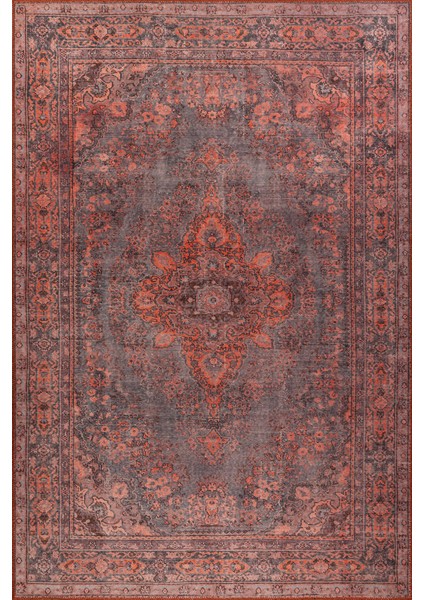 Anakao Klasik Kırmızı Polyester Dikdörtgen Modern Desenli Pamuk Makinada Yıkanabilir Hav Toz Vermez Leke Tutmayan Kaymaz Taban Dijital Makine Baskı Salon Yolluk Mutfak Halı fiyatları